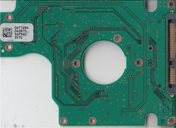 0A71284 Hitachi Harddisk kontrol devre mantık kartı