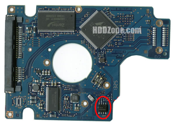 0J14319 Hitachi Harddisk kontrol devre mantık kartı