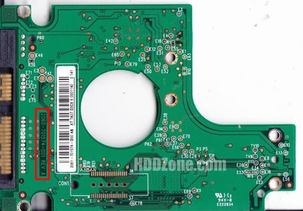 2060-701574-001 WD Harddisk kontrol devre mantık kartı