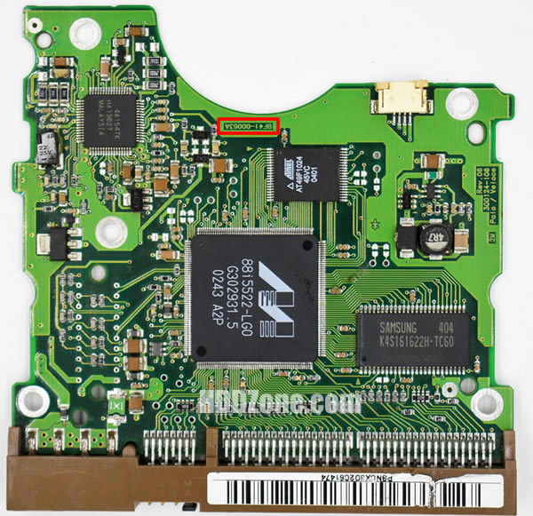 BF41-00063A Samsung Harddisk kontrol devre mantık kartı