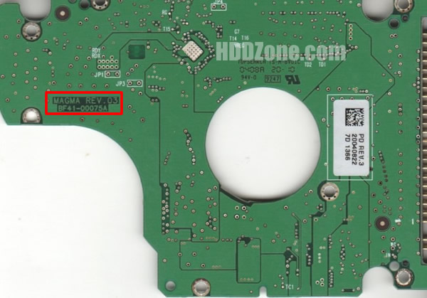 BF41-00075A Samsung Harddisk kontrol devre mantık kartı