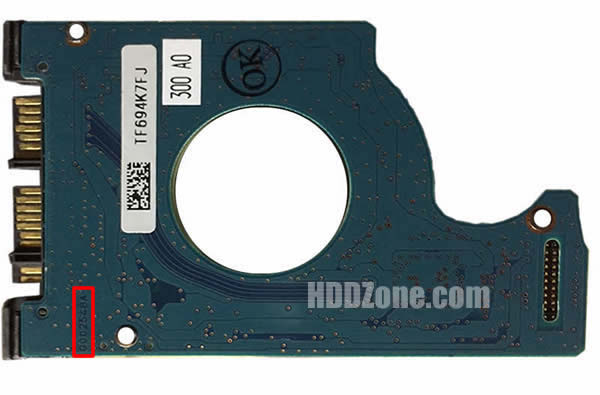 G002548A Toshiba Harddisk kontrol devre mantık kartı