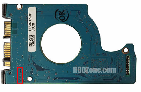 G002626A Toshiba Harddisk kontrol devre mantık kartı