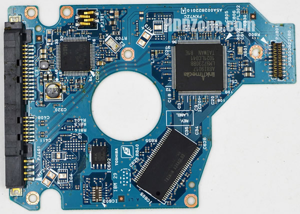 G002822A Toshiba Harddisk kontrol devre mantık kartı