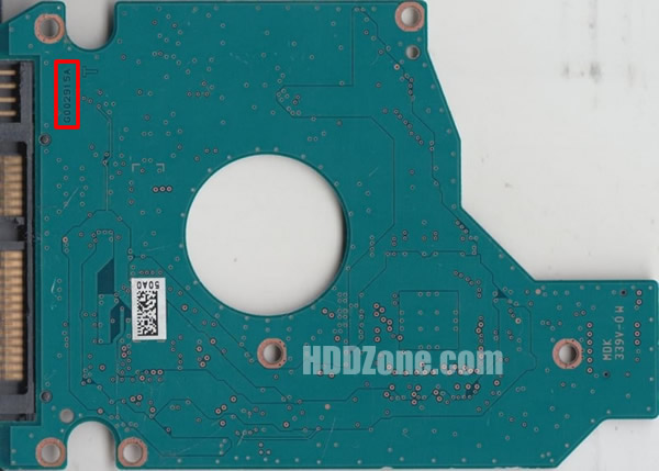 G002915A Toshiba Harddisk kontrol devre mantık kartı
