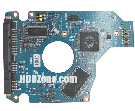 G002587-0A Toshiba Harddisk kontrol devre mantık kartı
